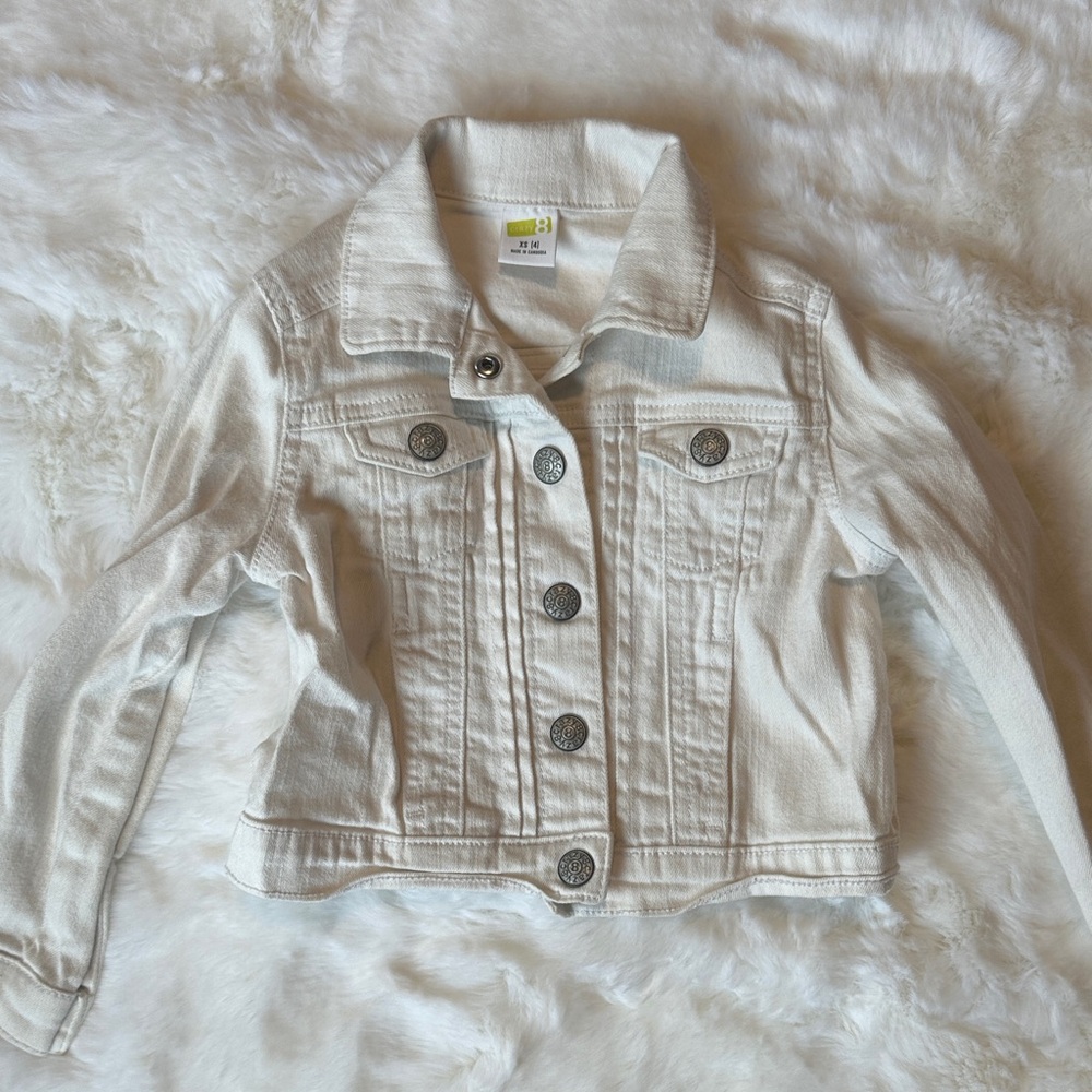 Crazy 8 Cream Kids Jean Jacket
